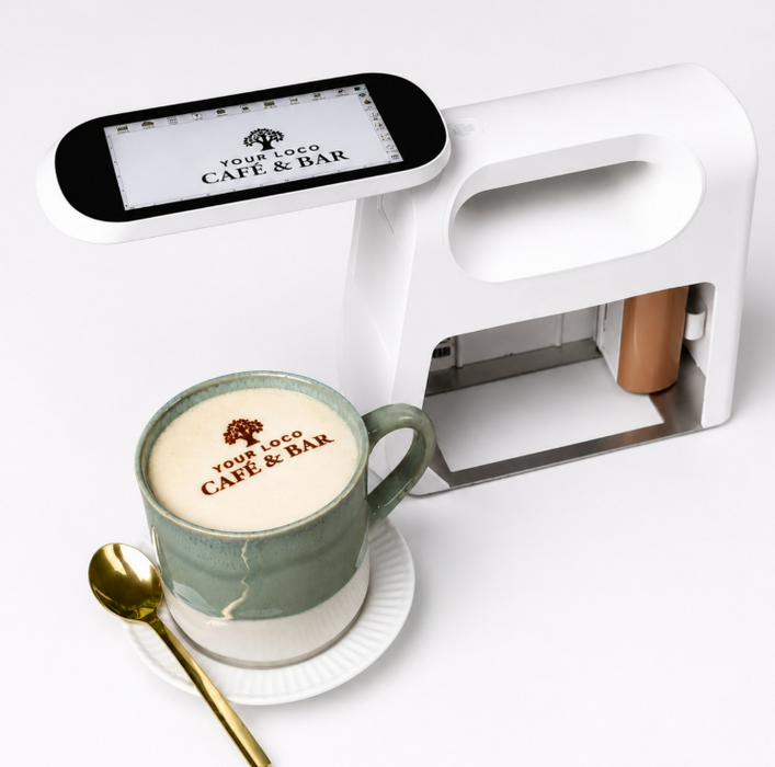 Smarter Mobiler Drucker (NEUESTE GENERATION) Nr. 1 Kaffeedrucker - Coffeeprinter aus Deutschland